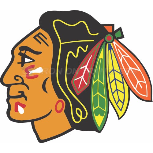 Chicago Blackhawks Iron-on Stickers (Heat Transfers)NO.112